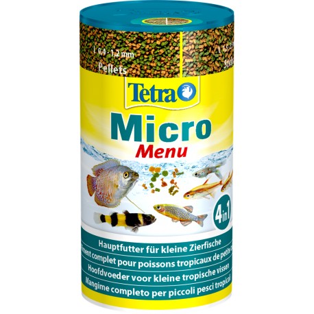 Tetra Micro Menu 100ml - zestaw pokarmów 4 w 1