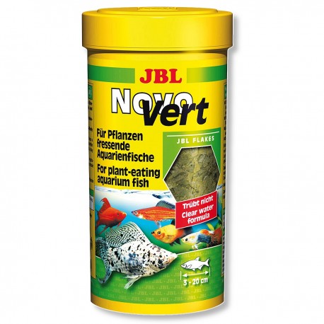 JBL NovoVert 250ml - pokarm dla roślinożernych ryb akwariowych