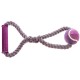 HappyPet Knots Tennis Ball - piłka tenisowa z plecionym sznurem