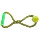 HappyPet Knots Tennis Ball - piłka tenisowa z plecionym sznurem