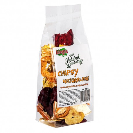 Alegia - Chipsy naturalne 300ml - mieszanka warzyw i owoców