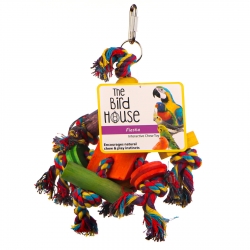 HappyPet Fiesta - drewniana zabawka dla papug
