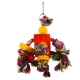 HappyPet Fiesta - drewniana zabawka dla papug