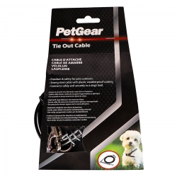 HappyPet Petgear Tie Out Cable - stalowa linka dla psa
