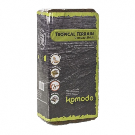Komodo Tropical Terrain Brick L - podłoże z włókien kokosa 8l