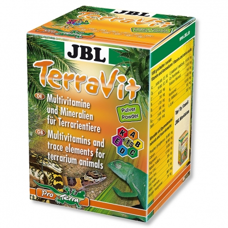 JBL TerraVit - witaminy i pierwiastki śladowe dla zwierząt terrariowych