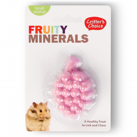 HappyPet Fruity Minerals 30g - kostka wapienna winogronowa