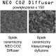 NEO Diffuser L - dyfuzor CO2 akrylowy ceramiczny 23mm