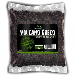 Terrario Volcano Greco 5kg - podłoże pustynne czarne