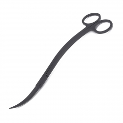 Aquapro - nożyczki fala czarne 25cm