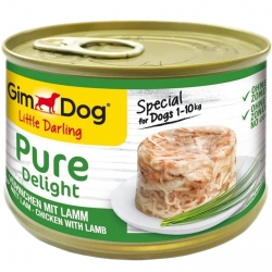 Gimdog Pure Delight 150g - karma dla małych psów kurczak i jagnięcina w galarecie