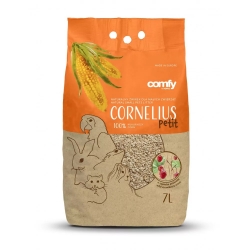 Comfy Cornelius Petit 7l - poziomkowy żwirek kukurydziany