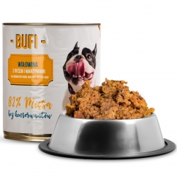 Bufi Karma dla Psów Premium - 82% mięsa wołowego